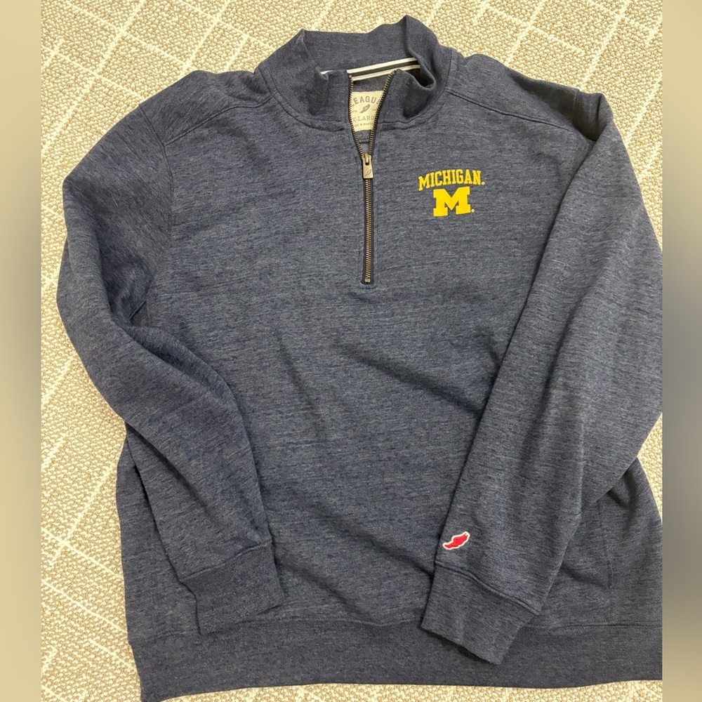 Michigan Quarter-Zip Sweater